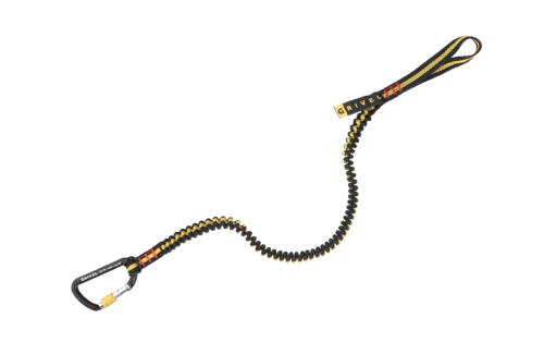 Grivel lonża single spring + karabinek skialpinizm.png