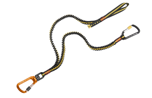 Grivel lonża double spring 20 + karabinek rotor skialpinizm.png