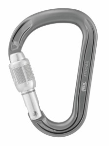 Petzl Karabinek  Attache SL szary